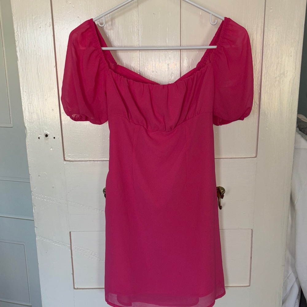 Princess Polly Vibrant Pink Mini Dress